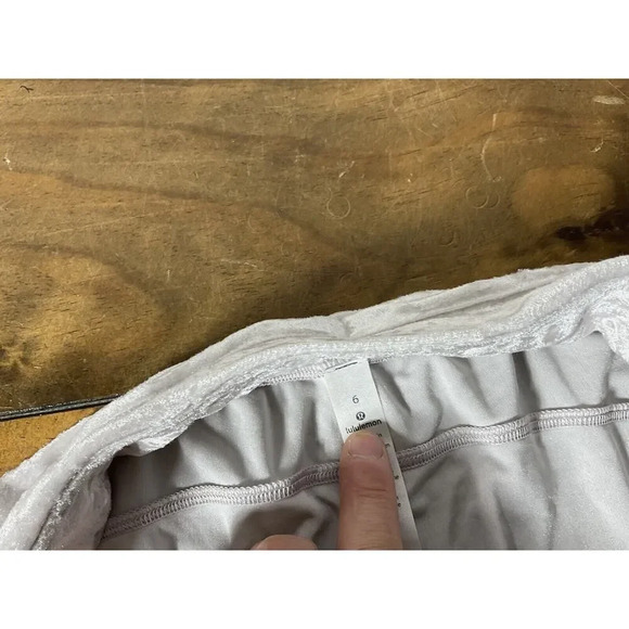 Lululemon Ready To Crush Crushed Velvet Velour Joggers Size 6 Chrome - Picture 7 of 11